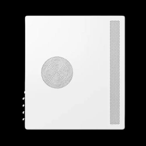 revenger eco 200 mini tower white micro atx desktop casing with standard psu 200w 2