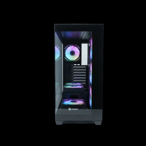 revenger infinity full tower 7 argb fans gaming casing black 2