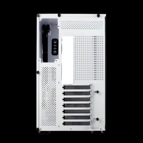 revenger leo dynamic full tower micro atx gaming case white back
