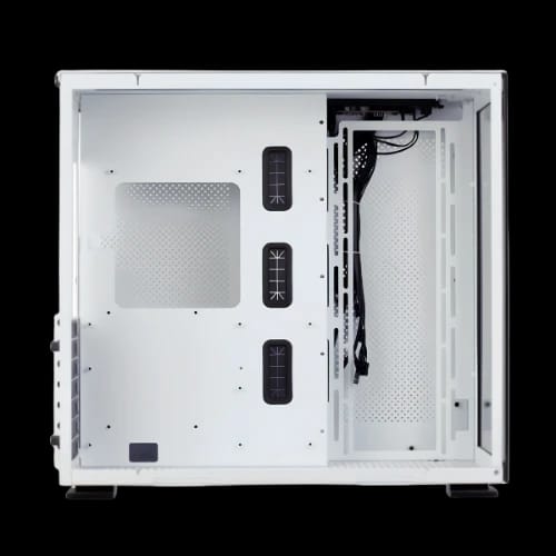 revenger leo dynamic full tower micro atx gaming case white side