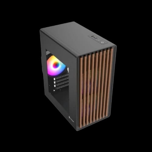 revenger woodpecker argb m atx gaming casing black 2