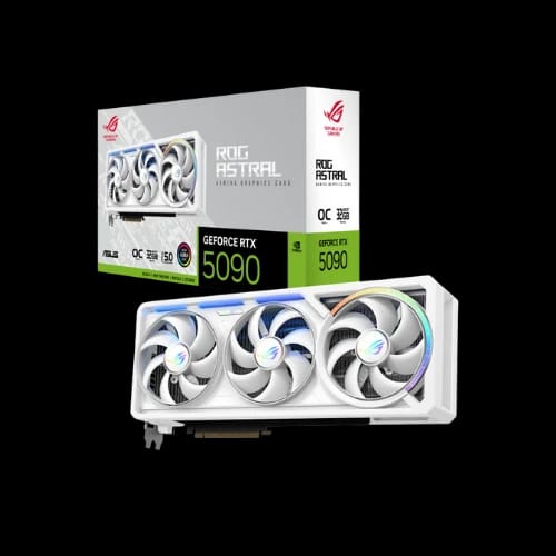 rog astral geforce rtx 5090 32gb gddr7 oc edition white