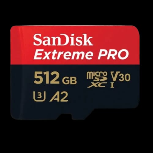 sandisk extreme pro 512gb 200mbps microsdxc uhs 1 memory card with adapter 2