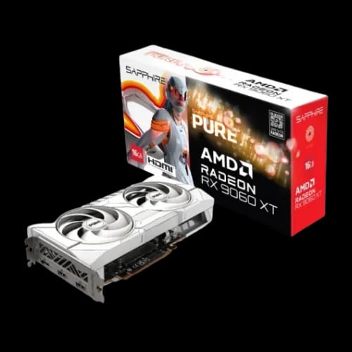 sapphire pure amd radeon rx 9060 xt gaming oc 16gb gddr6 graphics card 1