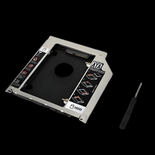 second hard disk drive caddy secondary cd rom storage for laptop main