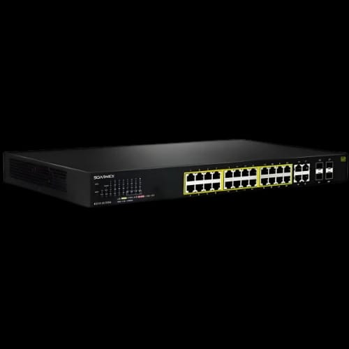 soarnex eg210 28 370 28 port gigabit managed poe switch main