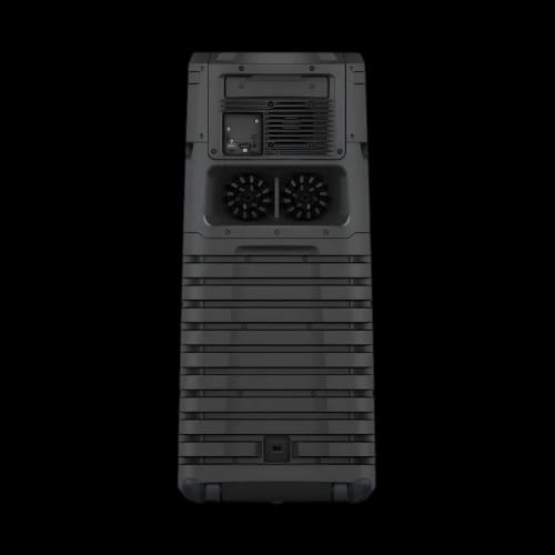 sony mhc v43d high power bluetooth black hi fi audio system back