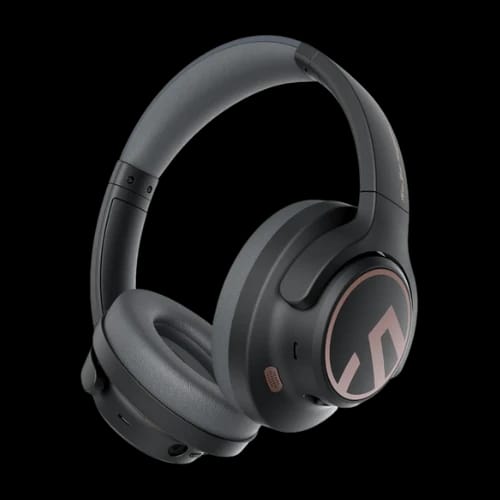 soundpeats space over ear anc headphone black