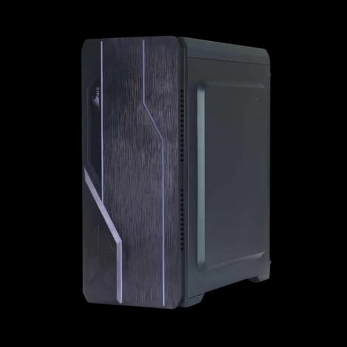 space g508 mid tower atx gaming casing back side