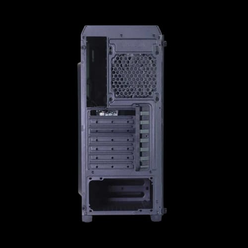 space g508 mid tower atx gaming casing side