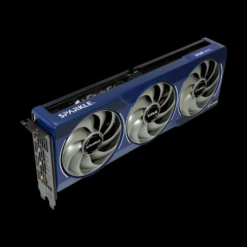 sparkle arc b580 titan oc 12gb gddr6 graphics card black 4