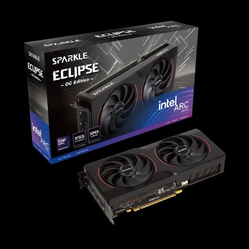 sparkle intel arc b570 eclipse oc 10gb ddr6 graphics card 1