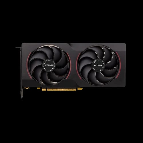 sparkle intel arc b570 eclipse oc 10gb ddr6 graphics card front