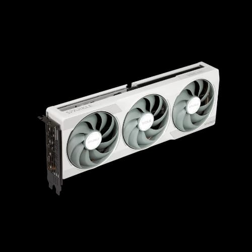 sparkle titan luna oc arc b580 12gb gddr6 graphics card white tilted