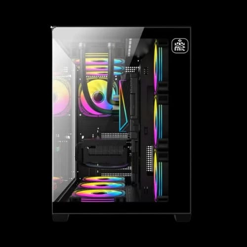 t wolf city ranger x7 argb mid tower atx gaming casing