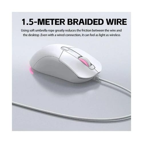 t wolf g550 rgb wired white gaming mouse with 61758545465