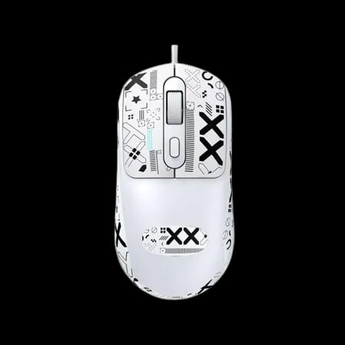 t wolf g580 wired mouse with grip tape white