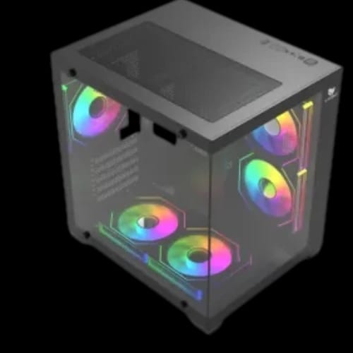 t wolf mystery box nv x5 infinity argb m atx mid tower gaming casing top
