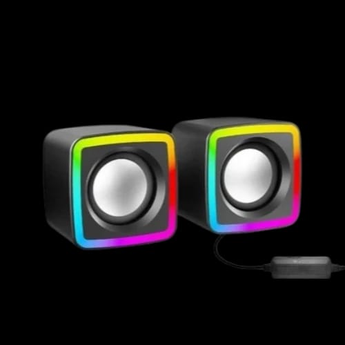 t wolf s6 wired mini usb rgb light speaker 35mm audio main