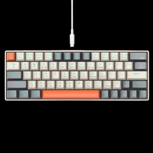 t wolf t30 blue switch wireless rgb mechanical keyboard grey milk tea