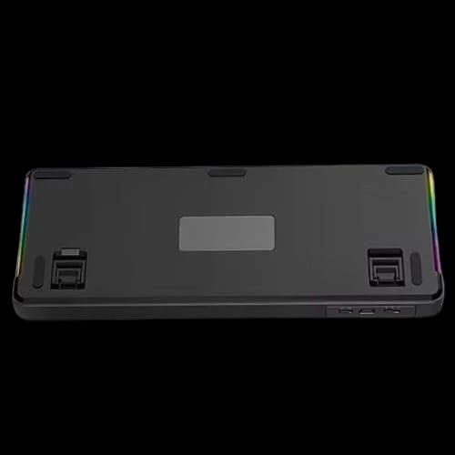 t wolf t40 tri mode black grey gaming mechanical keyboard back