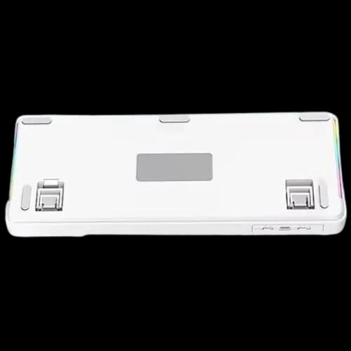 t wolf t40 tri mode grey gaming mechanical keyboard back
