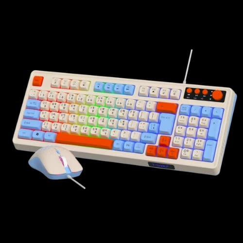 t wolf tf100 wired keyboard mouse gaming combo 2