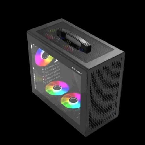 t wolf xplender x5 bh argb mini itx portable casing black 3