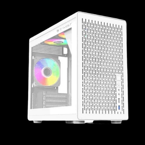 t wolf xplender x5 bh argb mini itx portable casing white