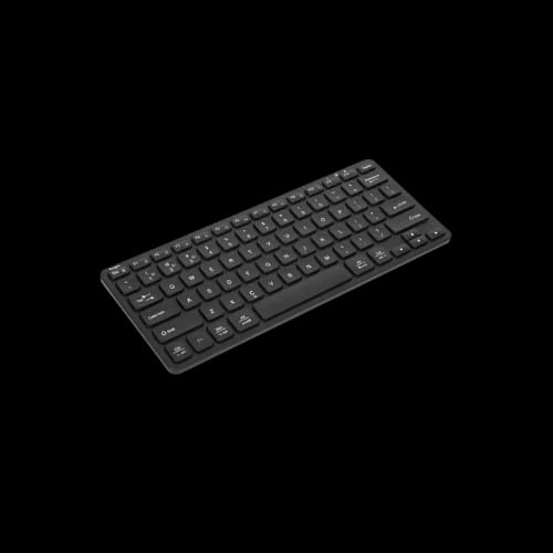targus akb862 multi device compact bluetooth keyboard angled
