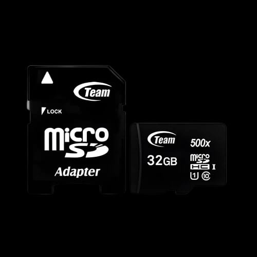 team 32gb microsdhc sdxc uhs i u1 c10 memory card with adapter main