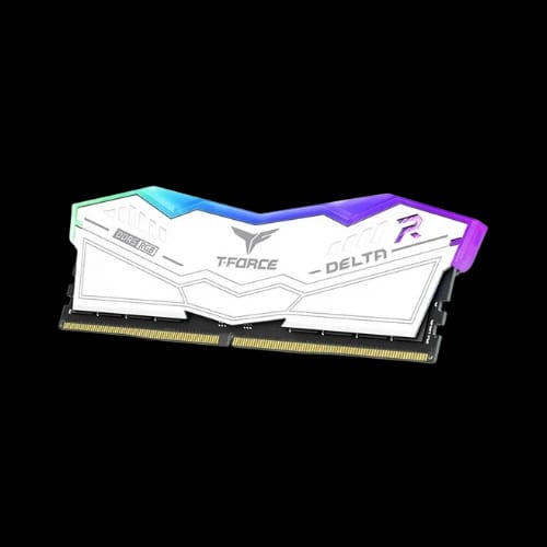 team t force delta rgb 8gb ddr5 6000mhz gaming ram white 2