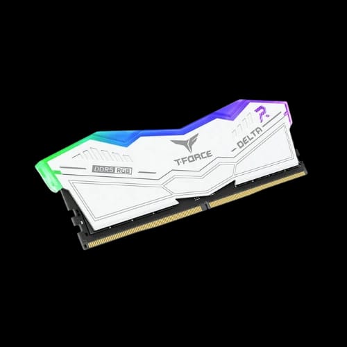 team t force delta rgb 8gb ddr5 6000mhz gaming ram white 3