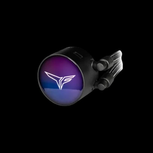 team t force siren gd360e all in one argb cpu liquid cpu cooler black pump