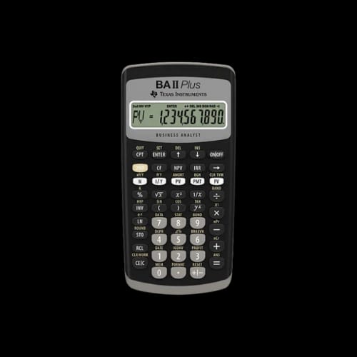 texas instruments ba ii plus financial calculator