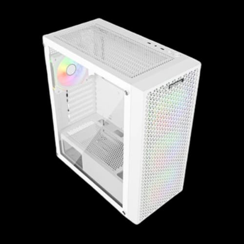 tharmal th tp300 w m atx gaming case white 3