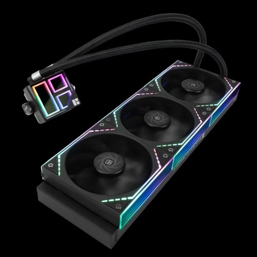 thermalright frozen infinity 360 cpu cooler black radiator pump