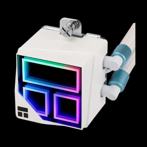 thermalright frozen infinity 360 white cpu cooler pump