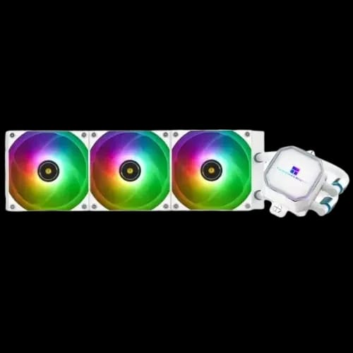 thermalright frozen prism 360 argb all in one white cpu liquid cooler 1