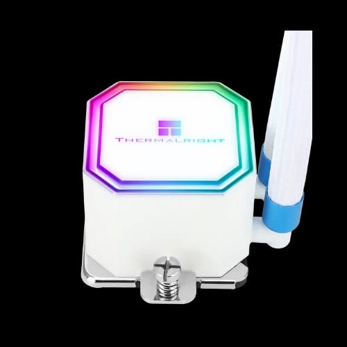 thermalright frozen prism 360 argb all in one white cpu liquid cooler pump