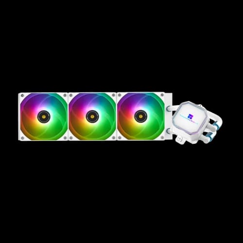 thermalright frozen prism 360 argb all in one white cpu liquid cooler