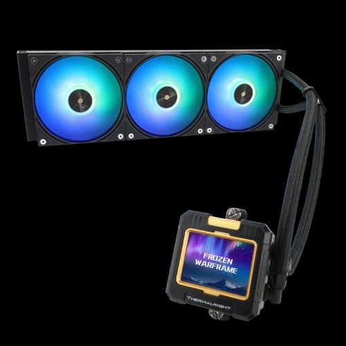 thermalright frozen warframe 360 se argb black cpu cooler 2
