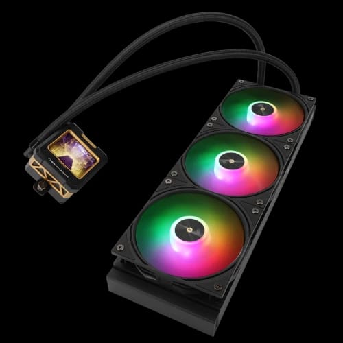 thermalright frozen warframe 360 se argb black cpu cooler