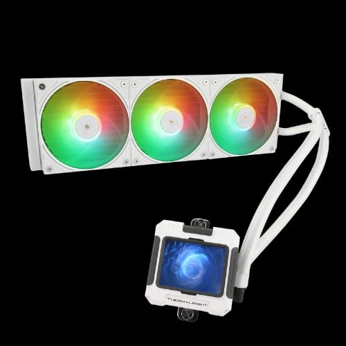thermalright frozen warframe 360 se argb white cpu cooler 2