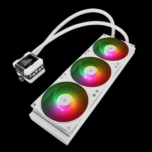 thermalright frozen warframe 360 se argb white cpu cooler 3