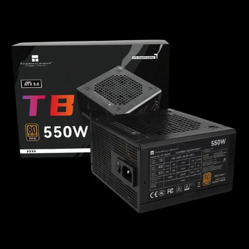 thermalright tb550s 550w 80 plus bronze certified non modular atx power supply