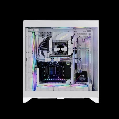 thermaltake cte e660 mx mid tower desktop case snow 2