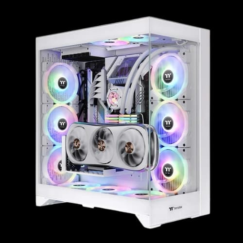 thermaltake cte e660 mx mid tower desktop case snow