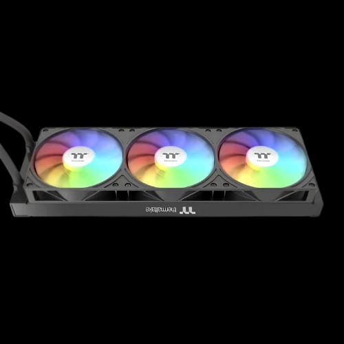 thermaltake lb360 s argb sync 360mm aio liquid cpu cooler with display lay