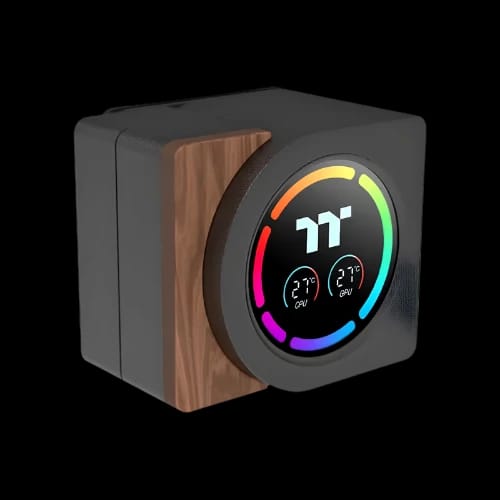 thermaltake lb360 s argb sync 360mm aio liquid cpu cooler with display pump display